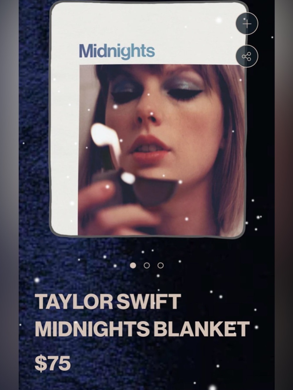 Taylor Swift-Midnights blanket
